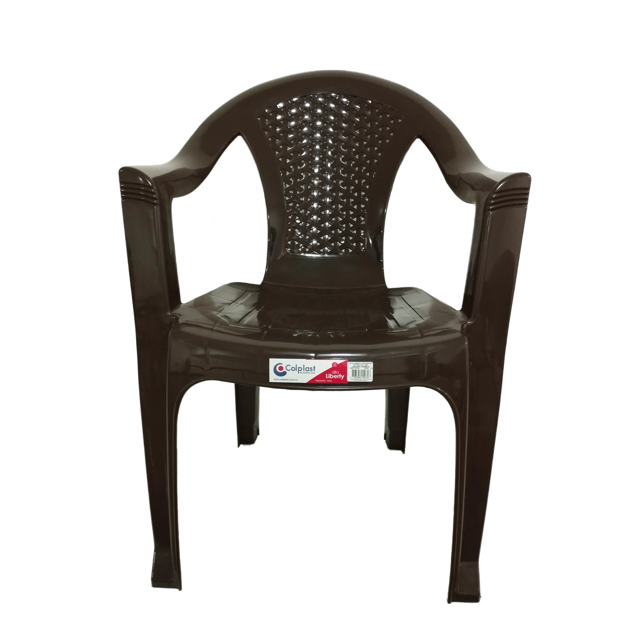 SILLA LIBERTY C/B WENGUE 1274 COLPLAST - Referencia 10103121 en PLASDECOR Montería