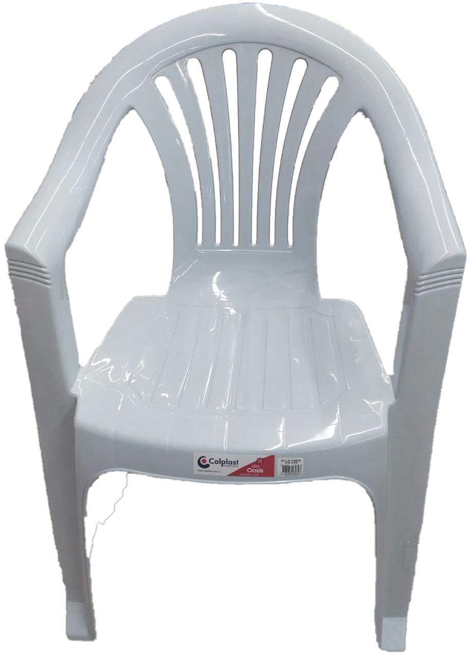 SILLA OASIS C/B  BLANCA 072 COLPLAST