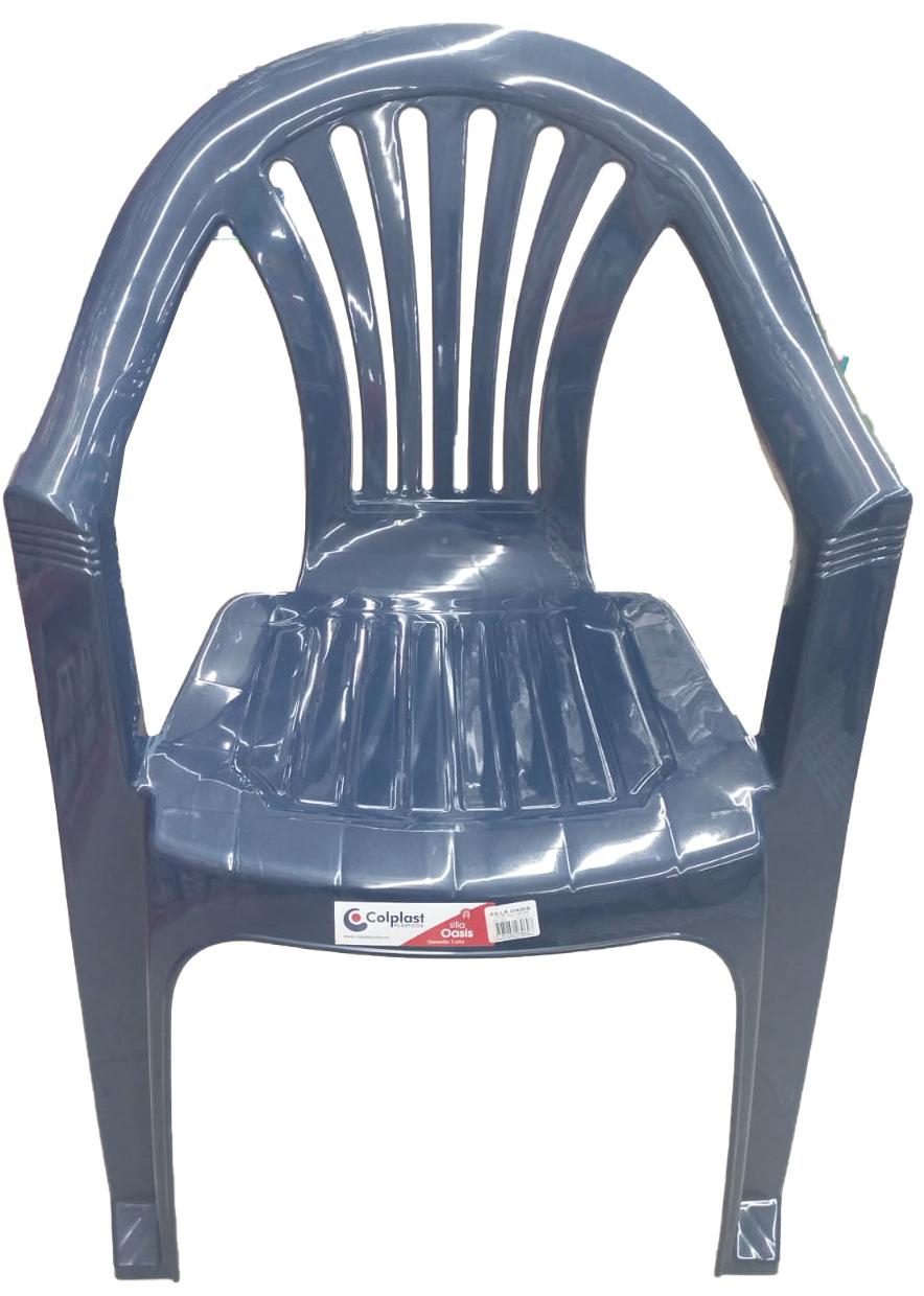SILLA OASIS C/B  AZUL OSCURO 069
