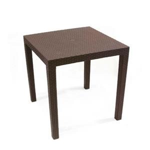MESA CORAL RATTAN WENGUE 802 COLPLAST - Referencia 10103617 en PLASDECOR Montería