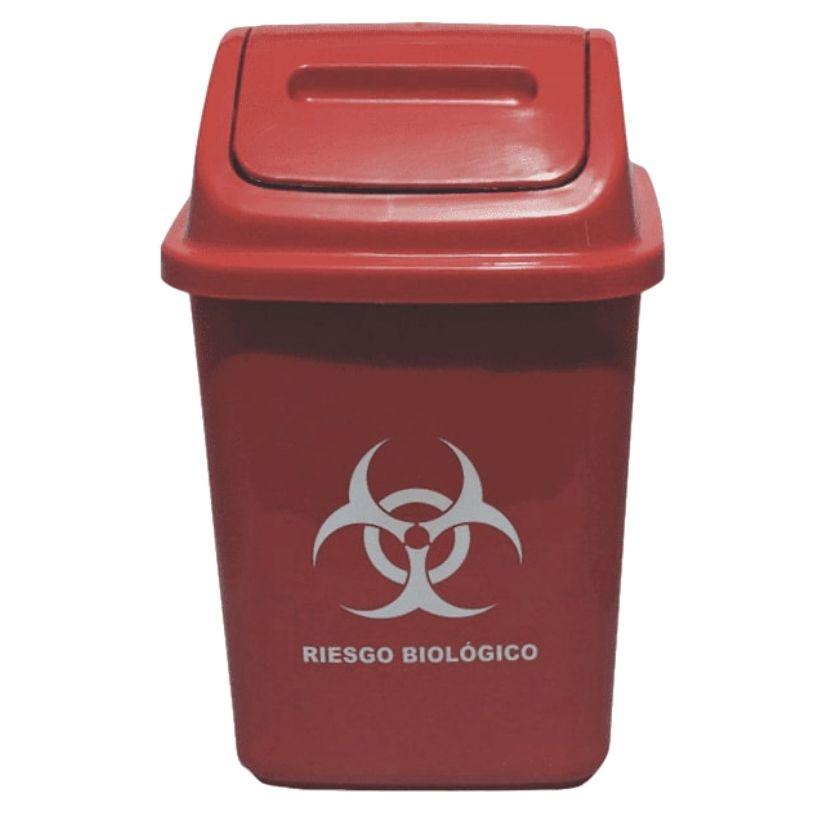 PAPELERA 10LTS V/VEN ROJO PELETIZ 318 CO - Referencia 10103724 en PLASDECOR Montería