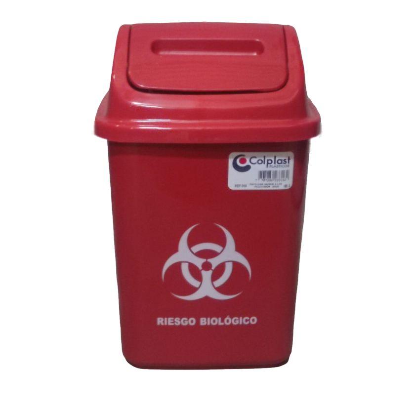 PAPELERA 5 LTS VAIVEN ROJO 316 COLPLAS - Referencia 10103736 en PLASDECOR Montería