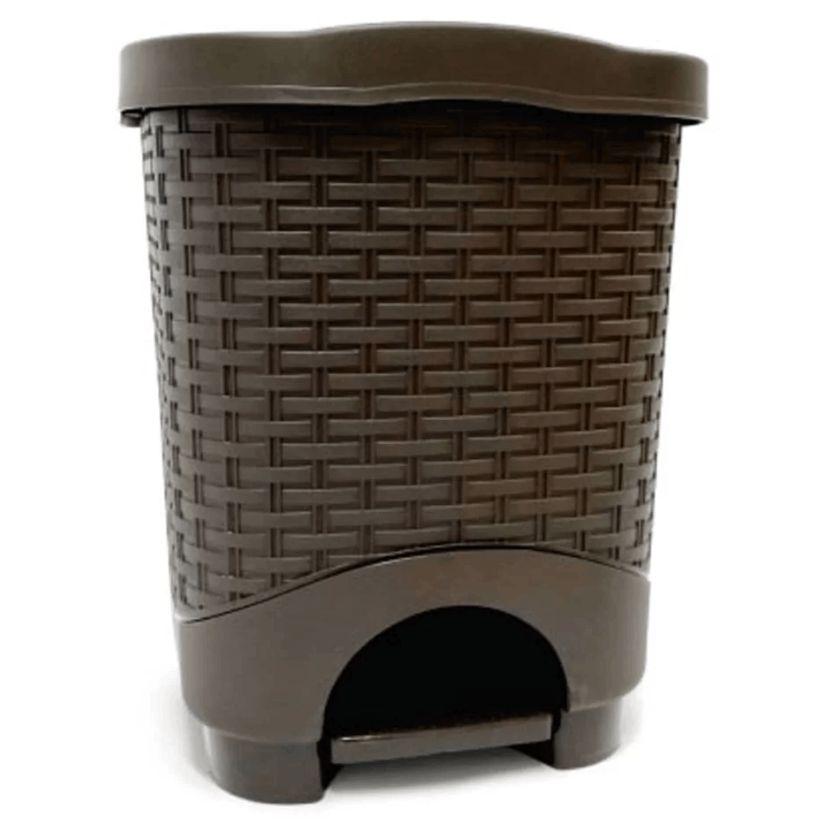 PAPELERA 8LIT RATTAN WENGUE 1093 - Referencia 10103769 en PLASDECOR Montería