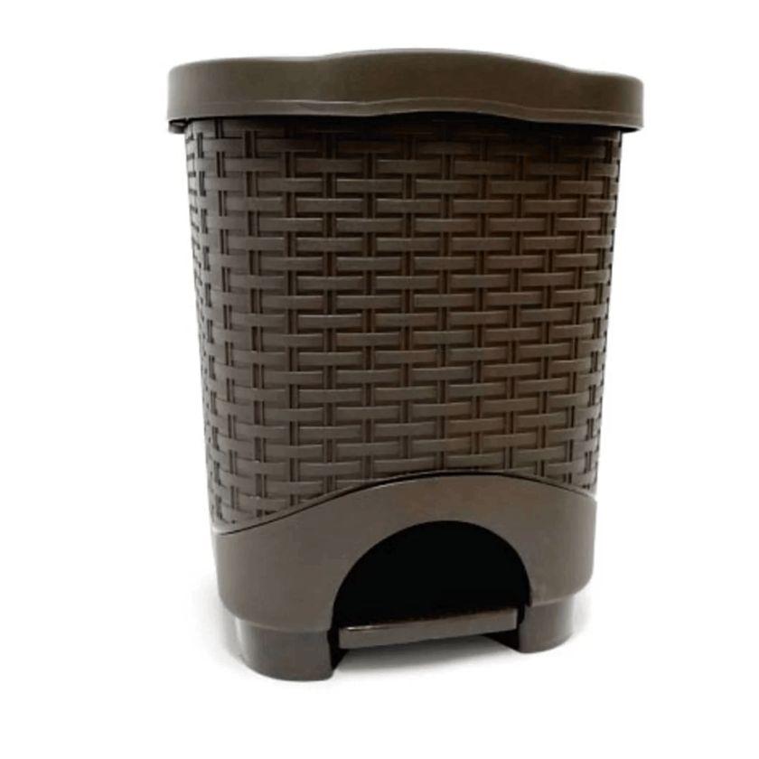 PAPELERA 12LIT RATTAN WENGUE 1097