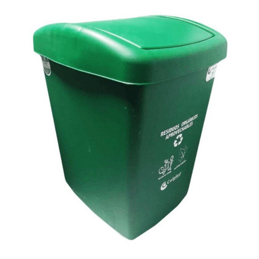 PAPELERA 36 LIT T/PLANA VERDE 679 COLPLA