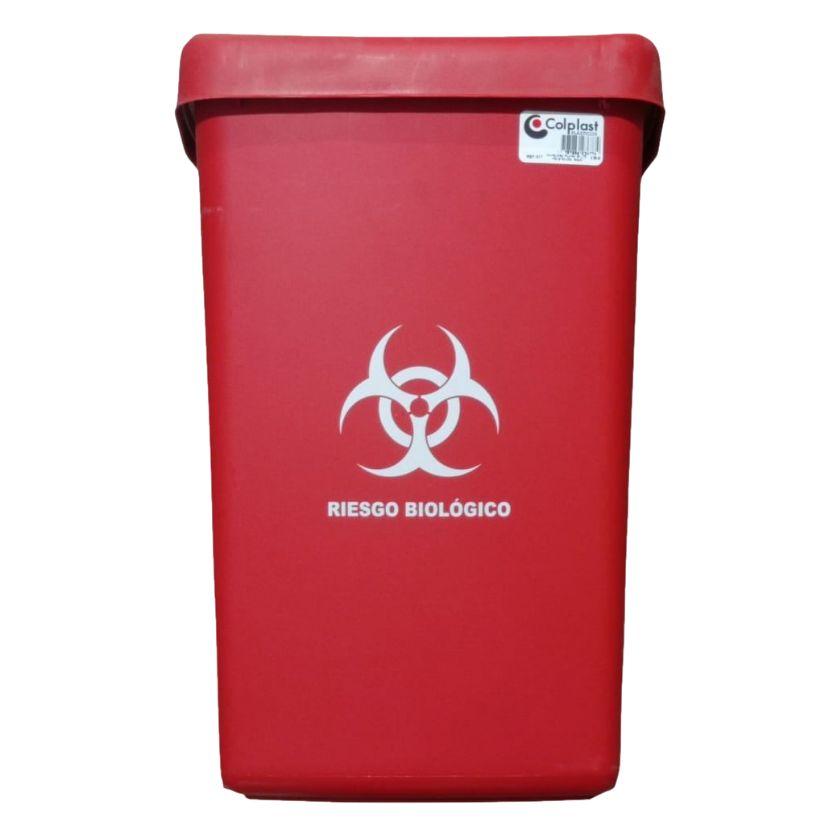 PAPELERA 36 LIT T/PLANA ROJA 677 COLPLA - Referencia 10103830 en PLASDECOR Montería