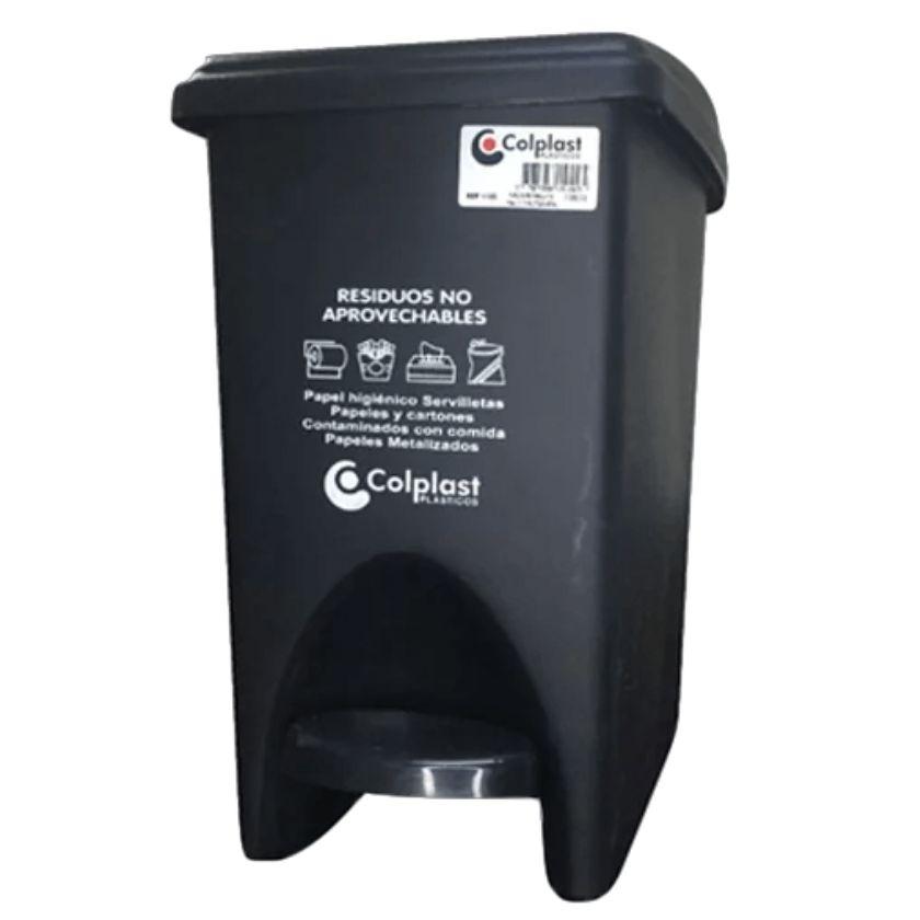 PAPELERA 12LIT RECTANG PED BLANC 811 PEL