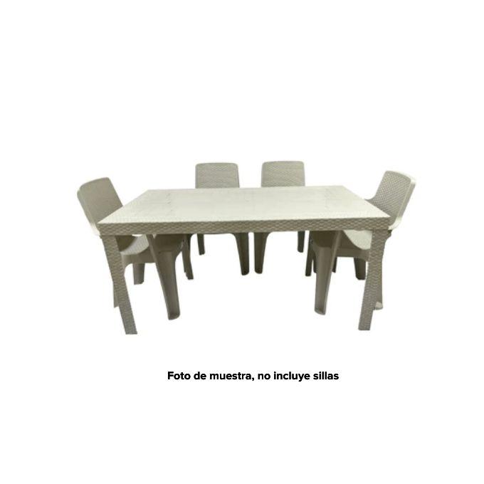 MESA CELEBRITY 6 PTOS AVELLANA 1238 COLP - Referencia 10103901 en PLASDECOR Montería