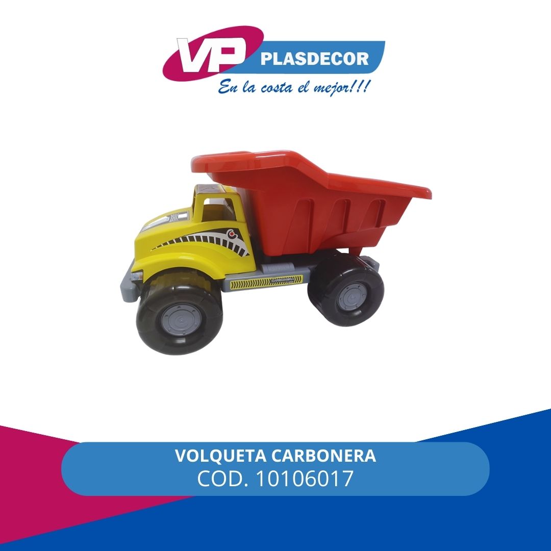 VOLQUETA CARBONERA COLPLAST - Referencia 10106017 en PLASDECOR Montería