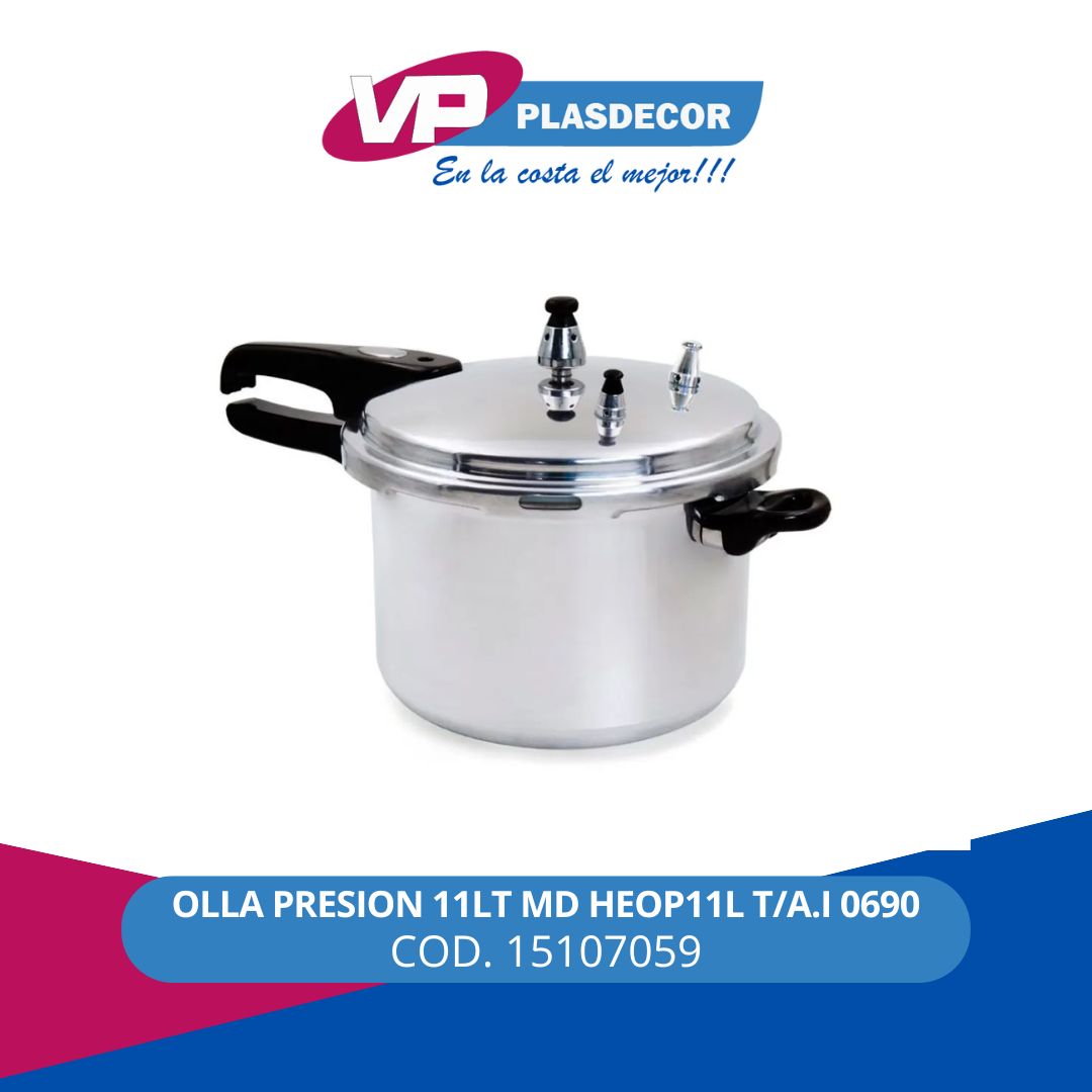 OLLA PRESION 11LT MD HEOP11L T/A.I 0690 - Referencia 15107059 en PLASDECOR Montería