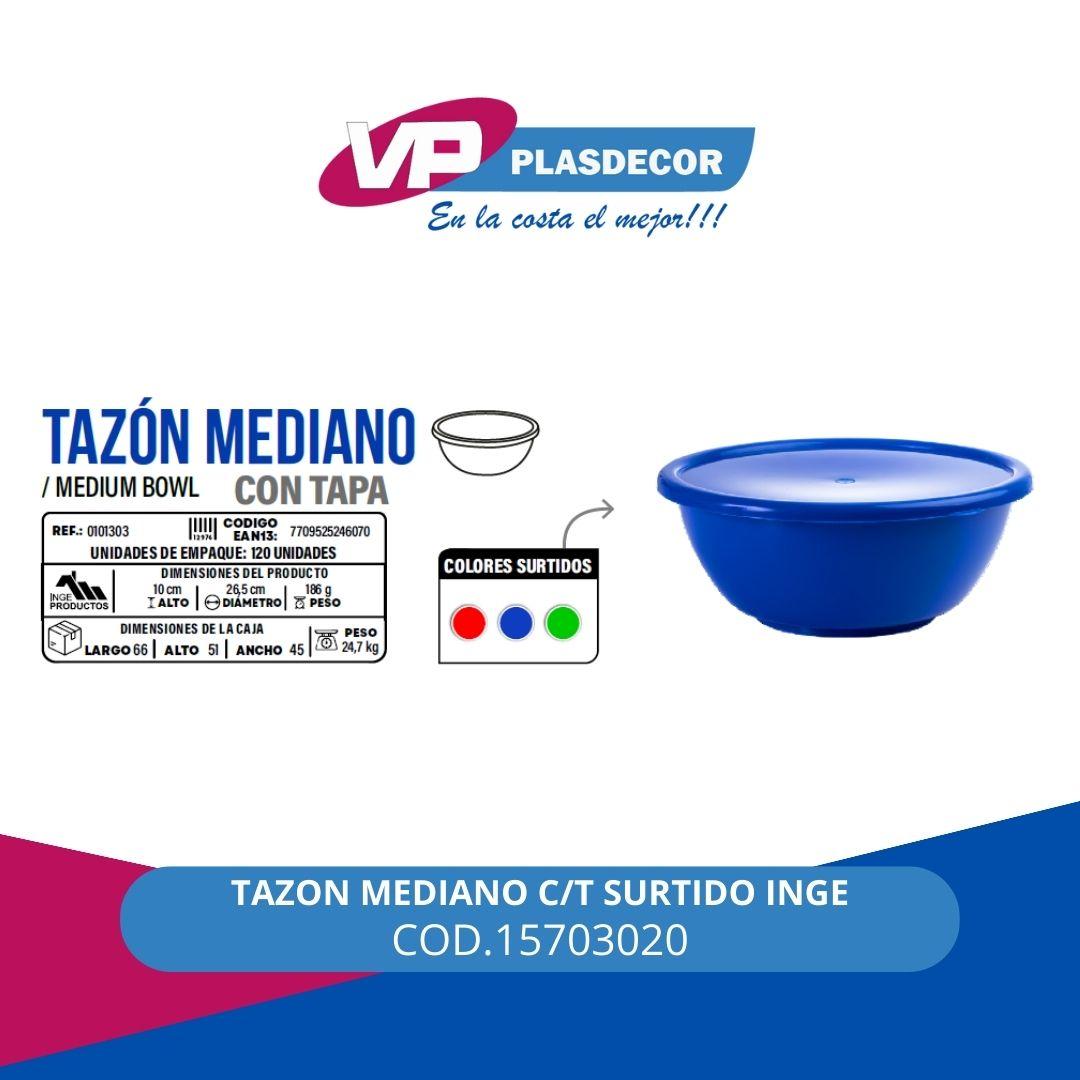 TAZON MEDIANO C/T SURTIDO INGEPRODUCTOS - Referencia 15703020 en PLASDECOR Montería