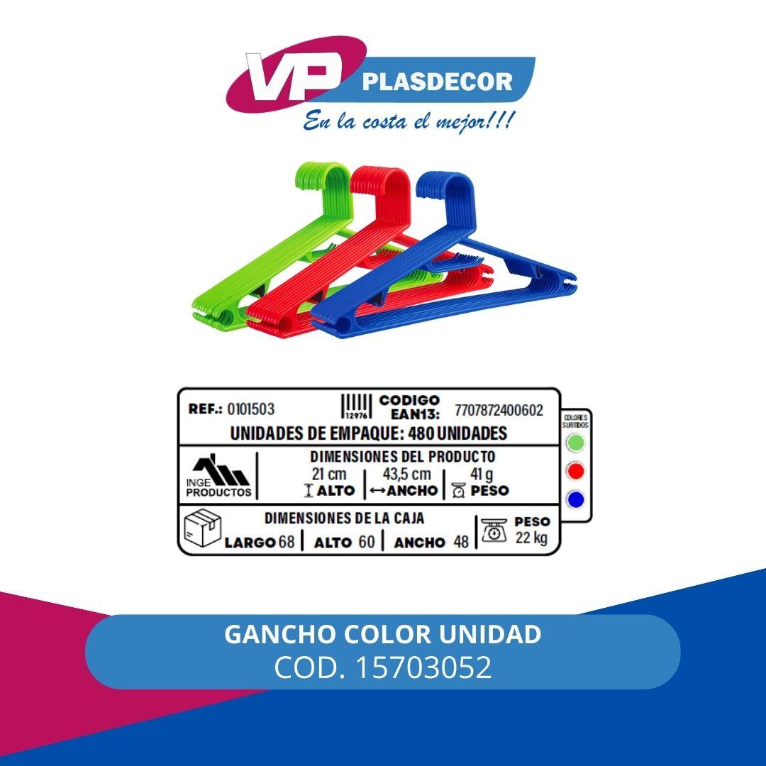 GANCHO NEGRO X 10 1505 INGEPRODUCTOS - Referencia 15703052 en PLASDECOR Montería