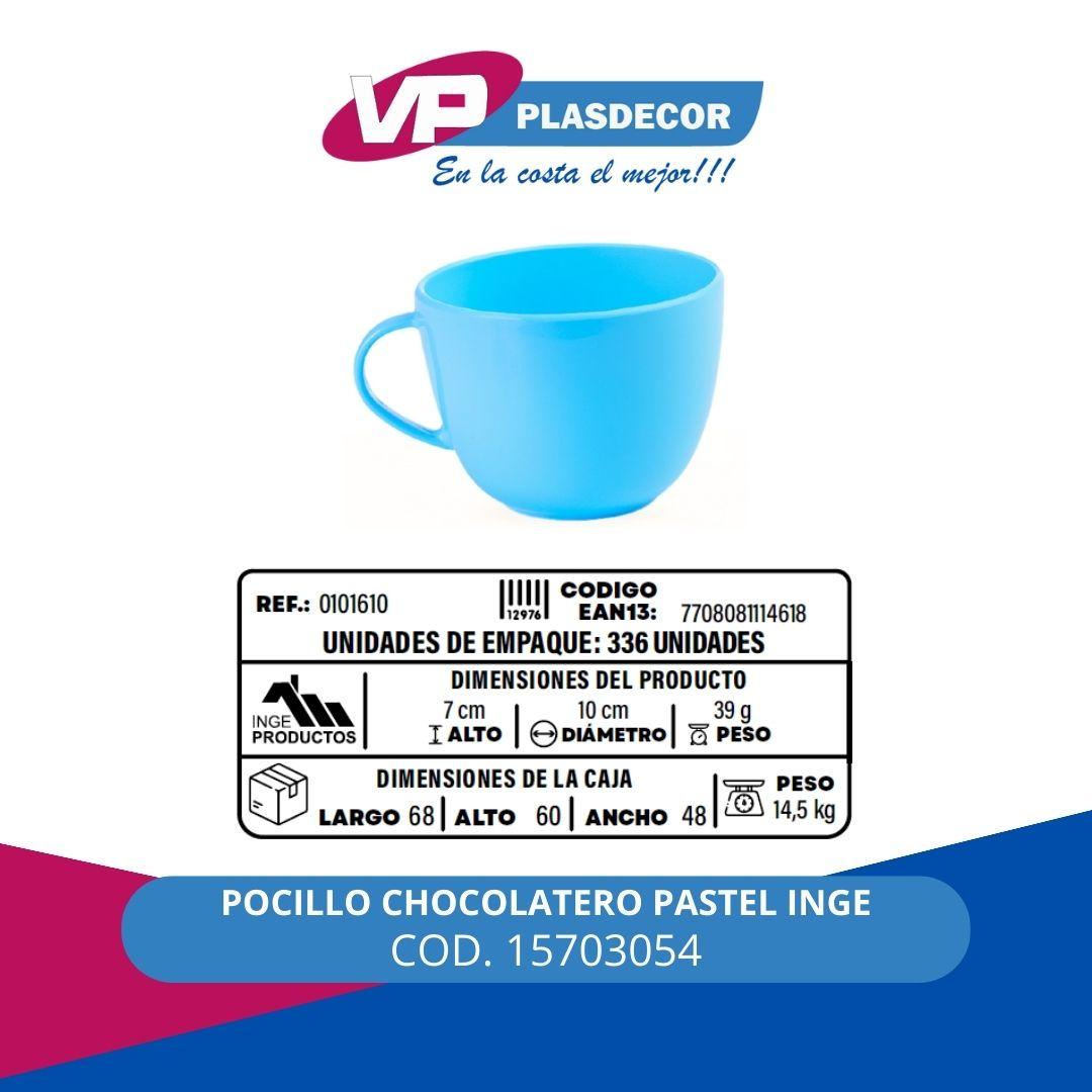 POCILLO CHOCOLATERO PASTEL  INGE - Referencia 15703054 en PLASDECOR Montería