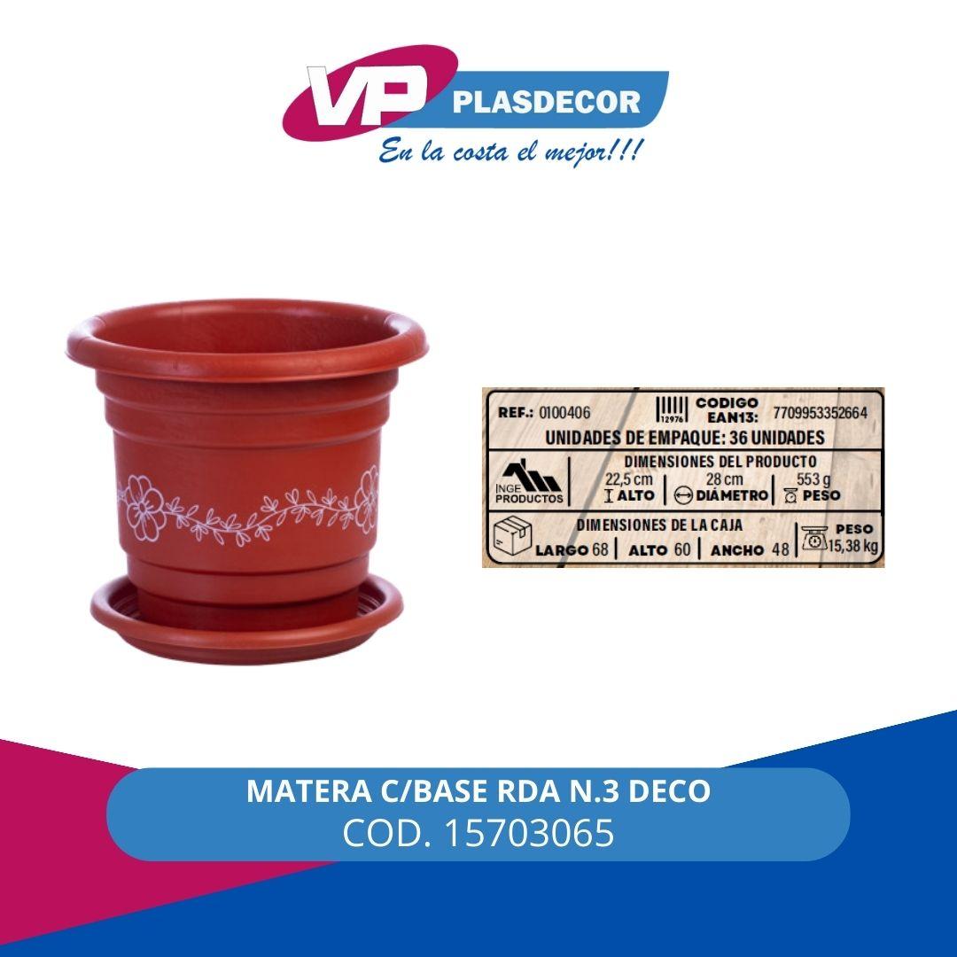 MATERA C/BASE RDA N.3 DECO INGEPRODUCTO