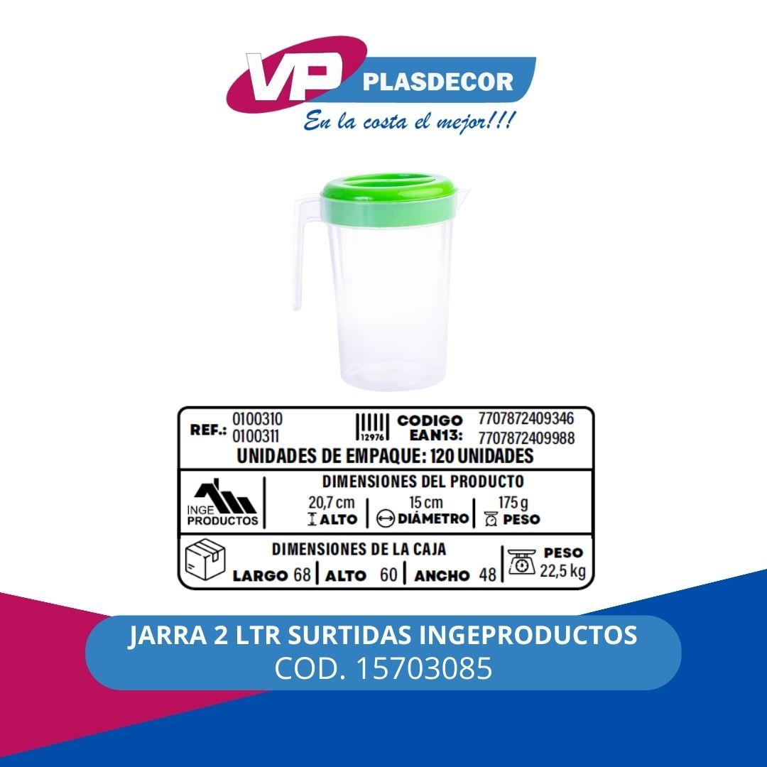 JARRA 2 LTR SURTIDAS INGEPRODUCTOS