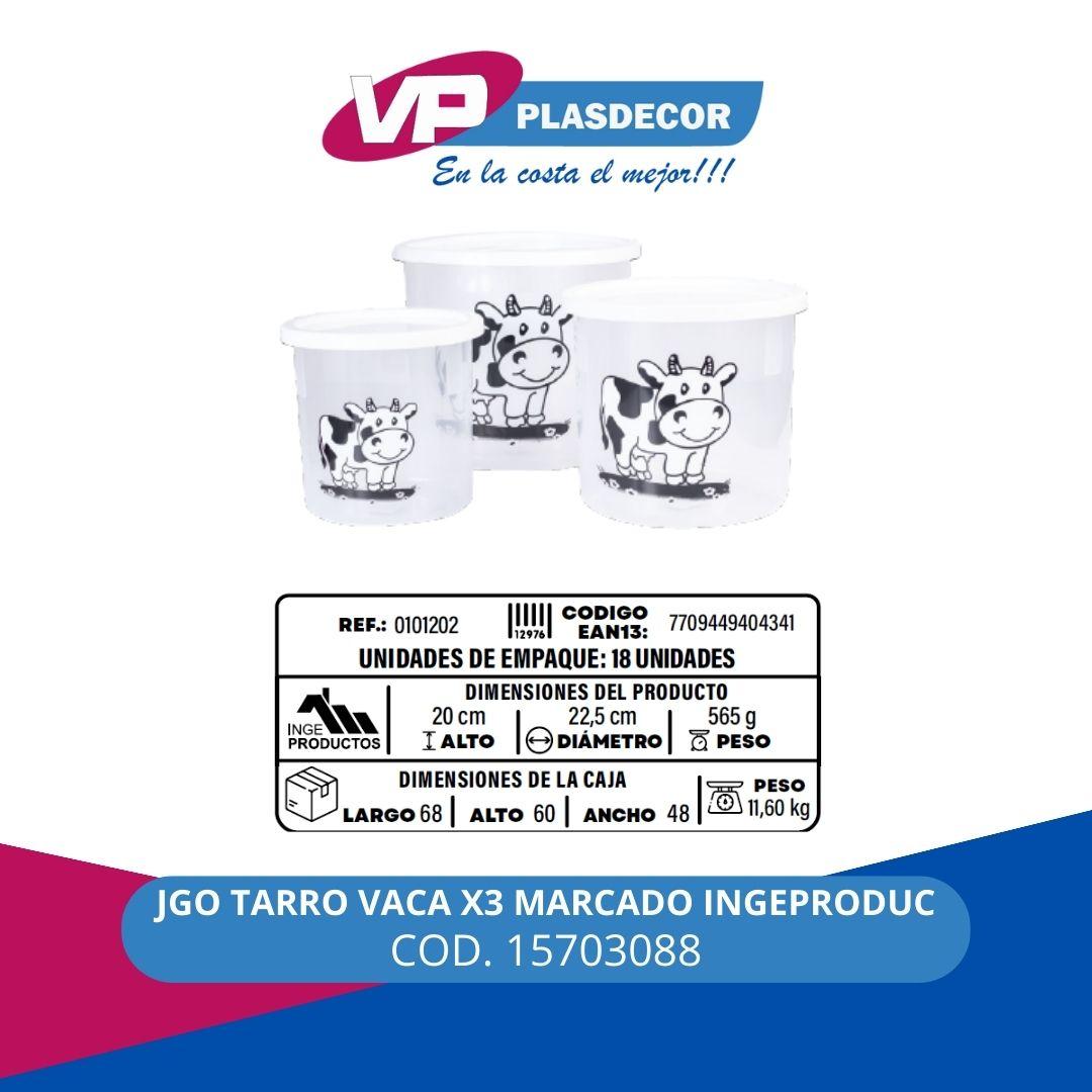 JGO TARRO VACA  X3 MARCADO INGEPRODUC