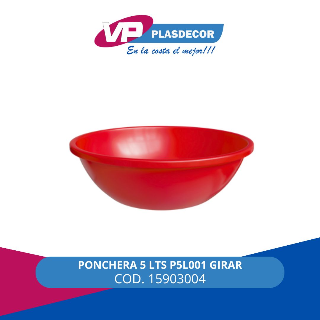 PONCHERA 5 LTS P5L001 GIRAR - Referencia 15903004 en PLASDECOR Montería