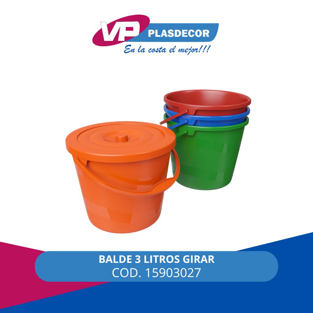 BALDE 3 LITROS GIRAR
