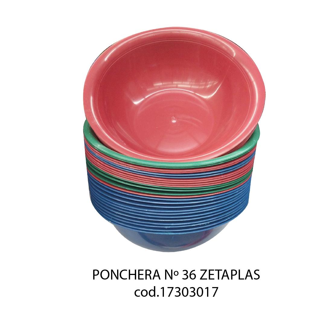 PONCHERA N  36 ZETAPLAS - Referencia 17303017 en PLASDECOR Montería