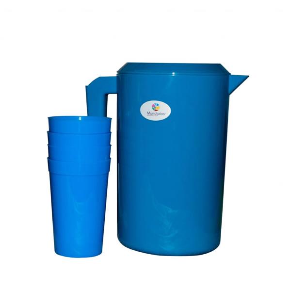 SET JARRA RED 2LIT+4VASOS MT4498 MUNDIPL