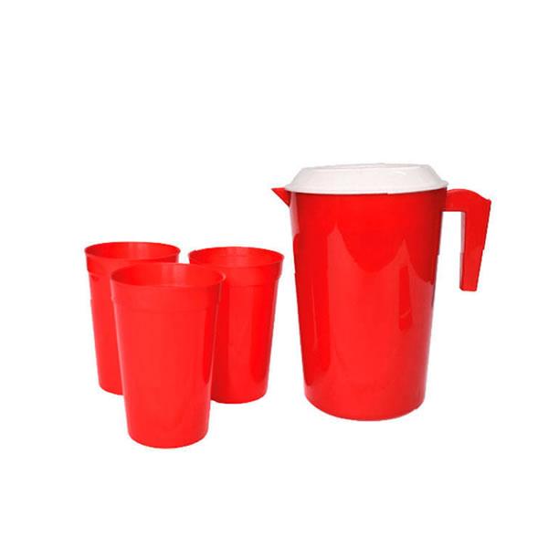 SET JARRA LECHERA +3 VASOS 10 OZ 4500 MU - Referencia 19503174 en PLASDECOR Montería