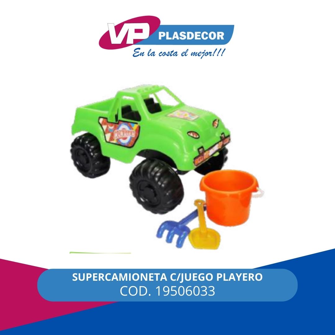 SUPER CAMIONETA C/JUEGO PLAYERO 4081 MUN - Referencia 19506033 en PLASDECOR Montería