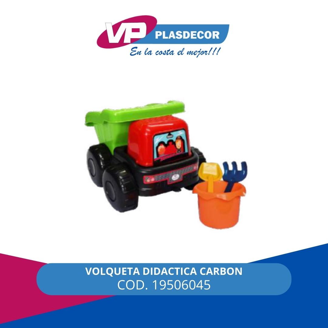 VOLQUETA DIDACTICA CARBON 4477 C/B MUNDI - Referencia 19506045 en PLASDECOR Montería