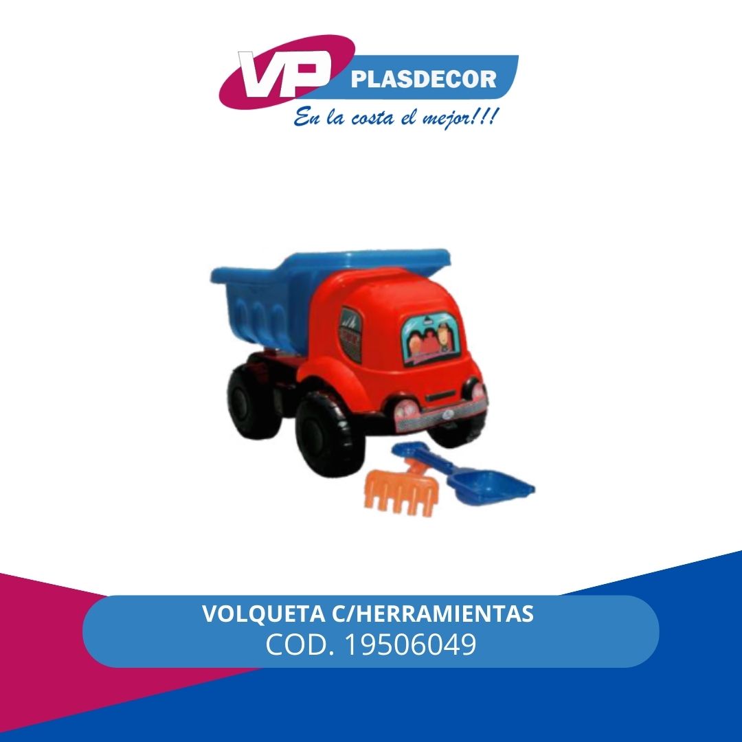 VOLQUETA C/HERRAMIENTAS MT4511 MUNDIPLAS - Referencia 19506049 en PLASDECOR Montería