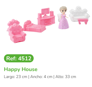 HAPPY HOUSE 4512 MUNDIPLAS - Referencia 19506066 en PLASDECOR Montería