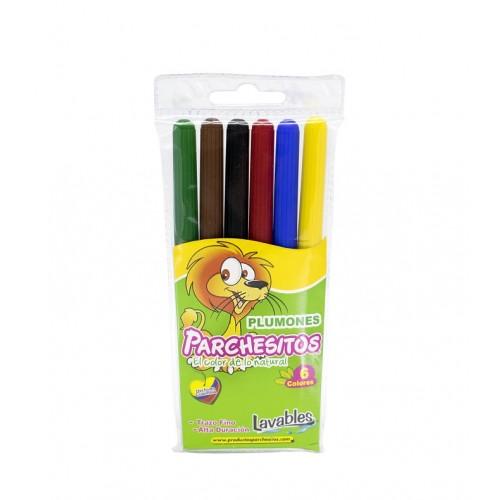 PLUMONES PARCHESITOS X 6 211215 - Referencia 22904054 en PLASDECOR Montería