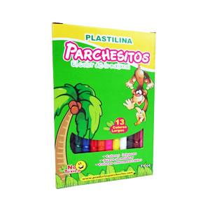 PLASTILINA PARCHESITO LARGA X 13 DORICOL - Referencia 22904093 en PLASDECOR Montería