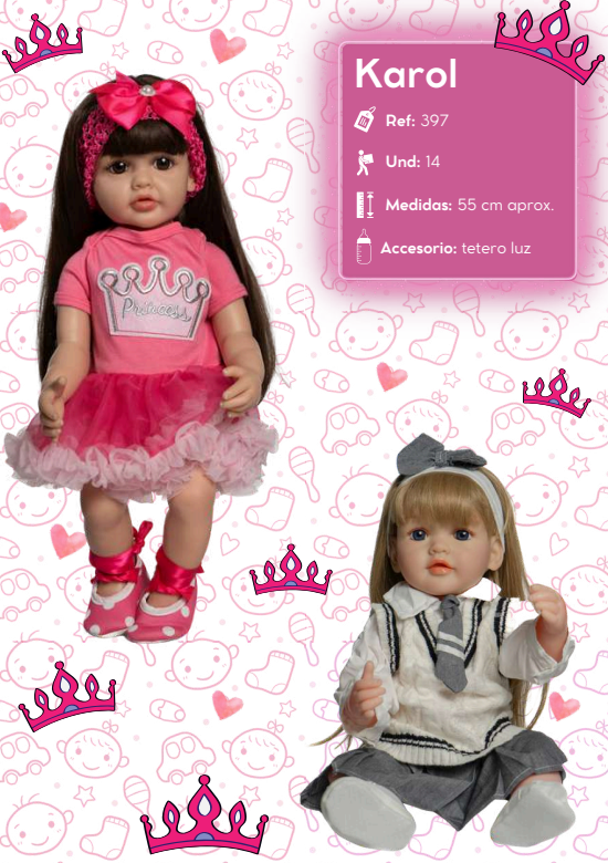 MUNECA KAROL BEBE REAL 397 COLMUN OFERTA - Referencia 30506101 en PLASDECOR Montería