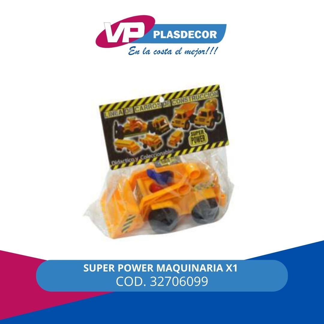 SUPER POWER MAQUINARIA X1 100486 PROYECC - Referencia 32706099 en PLASDECOR Montería