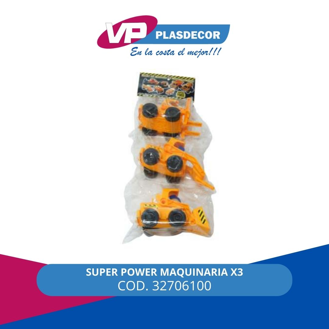 SUPER POWER MAQUINARIA X3 100535 PROYECC - Referencia 32706100 en PLASDECOR Montería