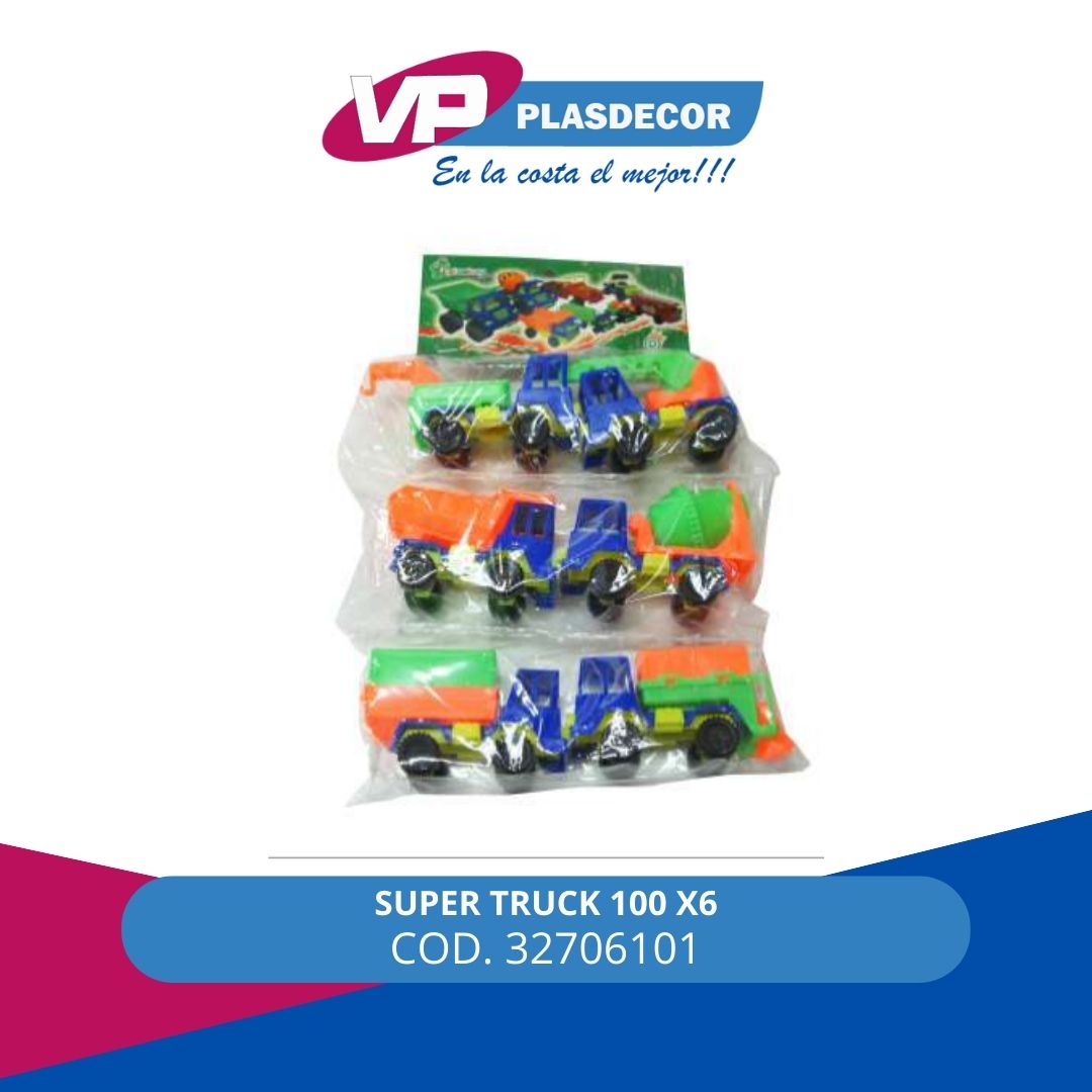 SUPER TRUCK 100 X6 100530 PROYECCIONES - Referencia 32706101 en PLASDECOR Montería