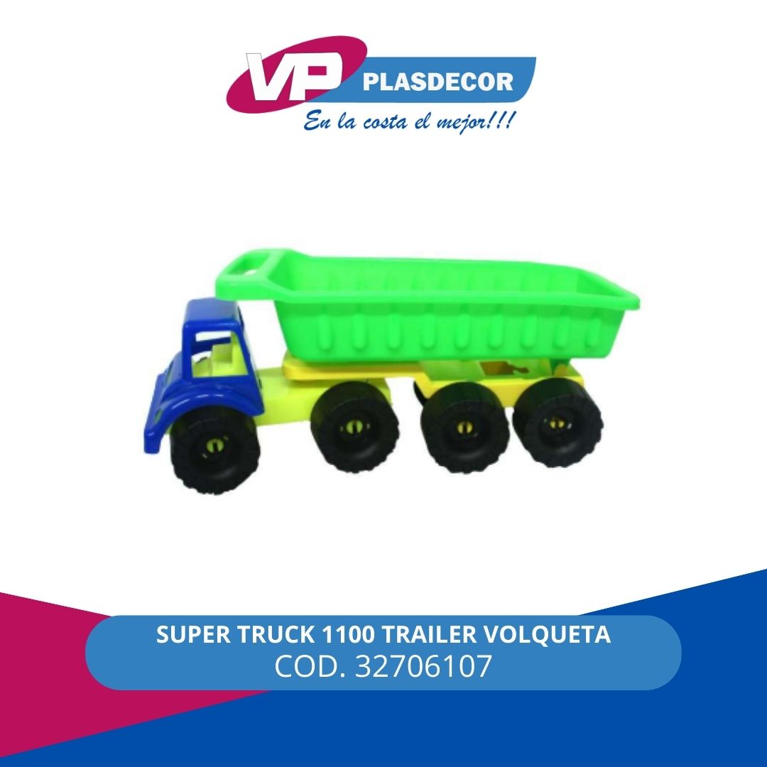 SUPER TRUCK 1100 TRAILER VOLQ 100326 - Referencia 32706107 en PLASDECOR Montería