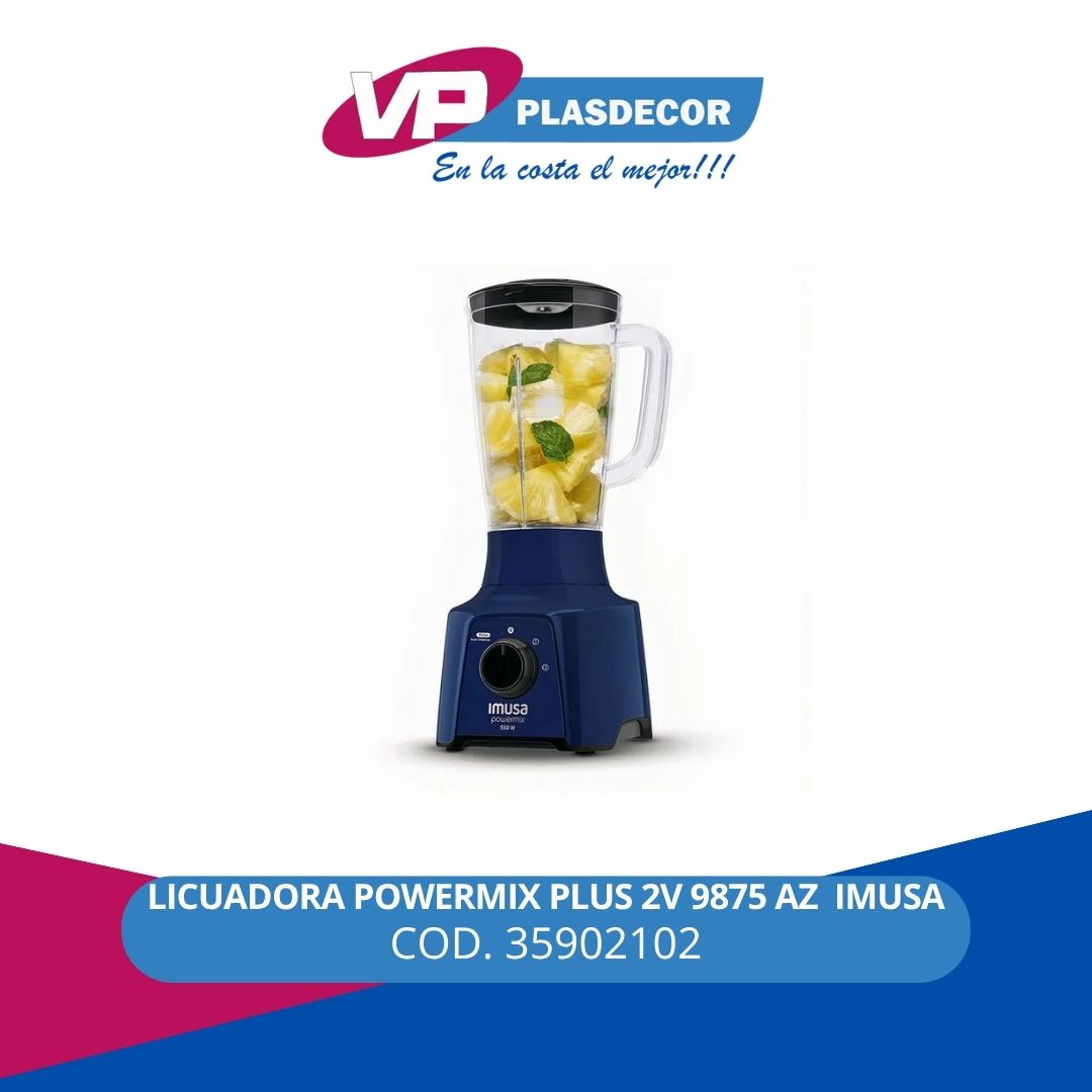 LICUADORA POWERMIX PLUS 2V 9875 AZ IMUSA - Referencia 35902102 en PLASDECOR Montería