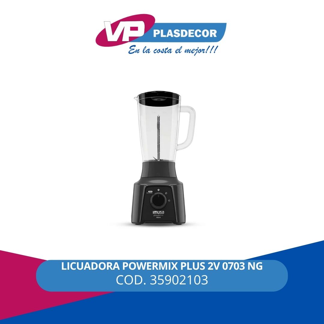 LICUADORA POWERMIX PLUS 2V 0703 NG IMUSA - Referencia 35902103 en PLASDECOR Montería