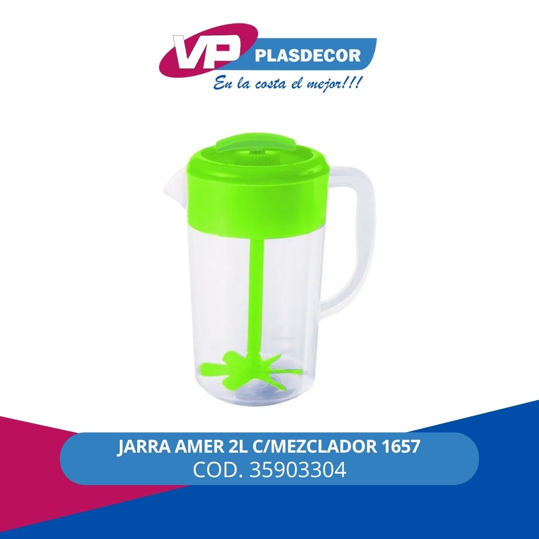 JARRA AMER 2L C/MEZCLADOR 1657 IMUSA