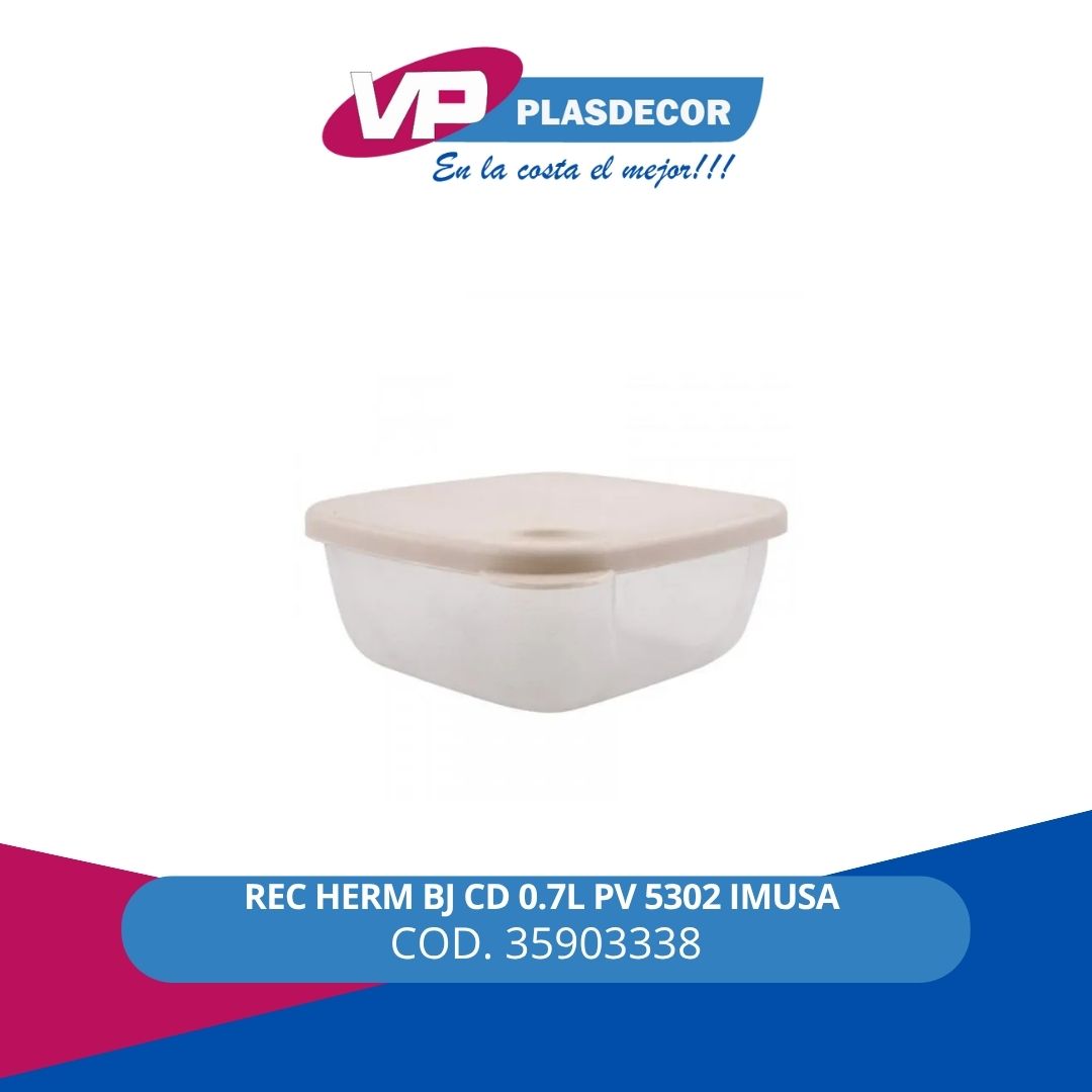 REC HERM BJ CD 0.7L PV 5302 IMUSA - Referencia 35903338 en PLASDECOR Montería