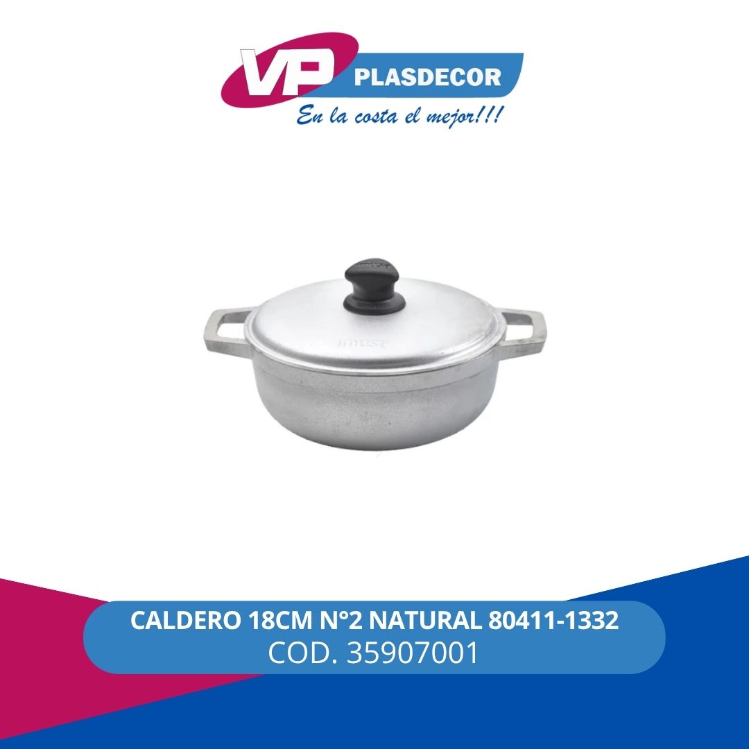 CALDERO 18CM N 2 NATURAL 80411-1332 IMUS - Referencia 35907001 en PLASDECOR Montería