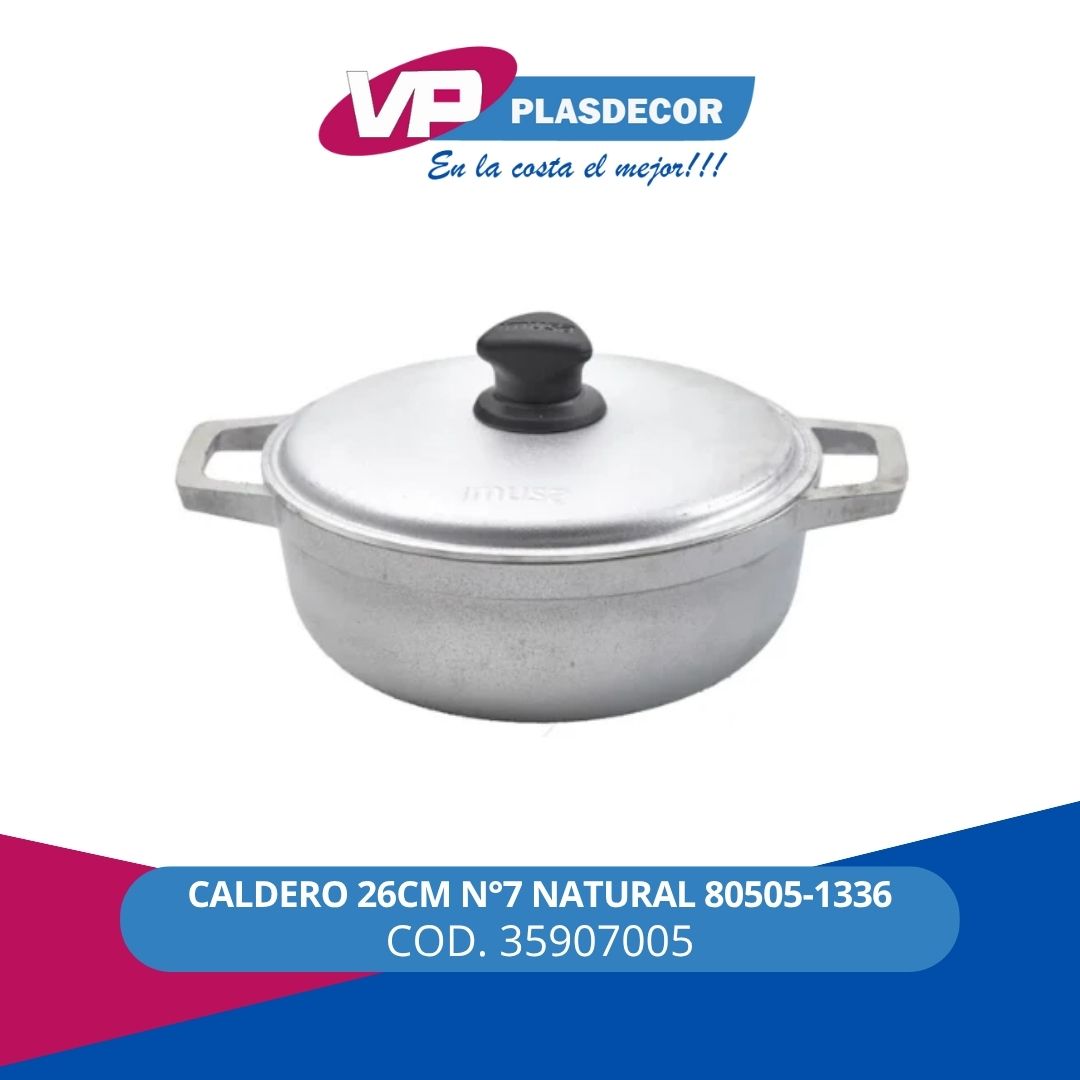 CALDERO 26CM N 7 NATURAL 80505-1336 IMUS