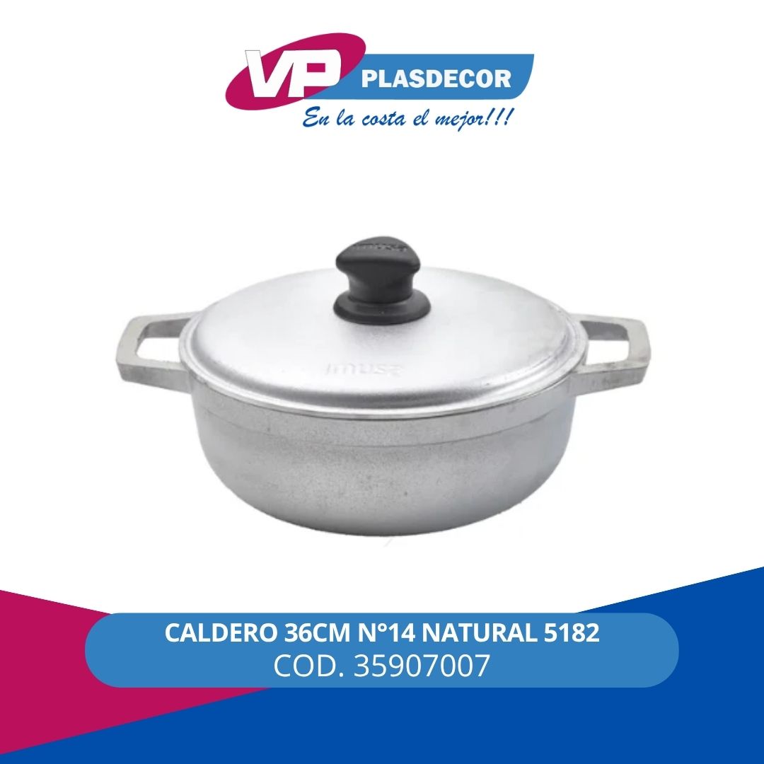 CALDERO 36CM N 14 NATURAL 5182 IMUSA - Referencia 35907007 en PLASDECOR Montería