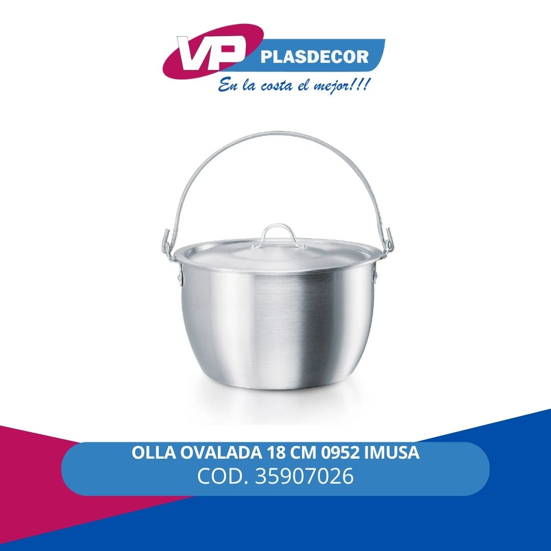 OLLA OVALADA 18 CM 0952 IMUSA