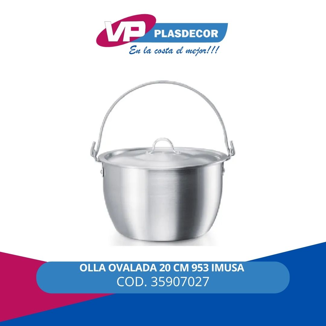 OLLA OVALADA 20 CM 953 IMUSA