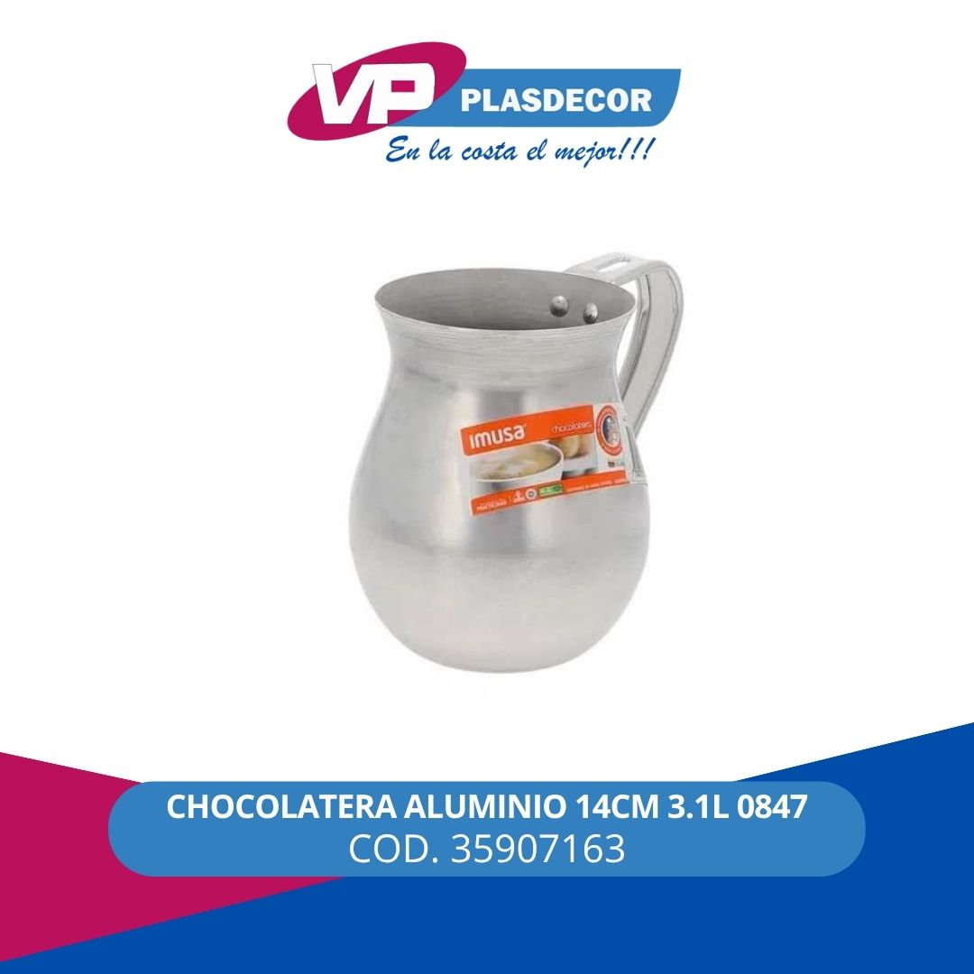 CHOCOLATERA ALUMINIO 14CM 3.1L 0847 IMUS - Referencia 35907163 en PLASDECOR Montería