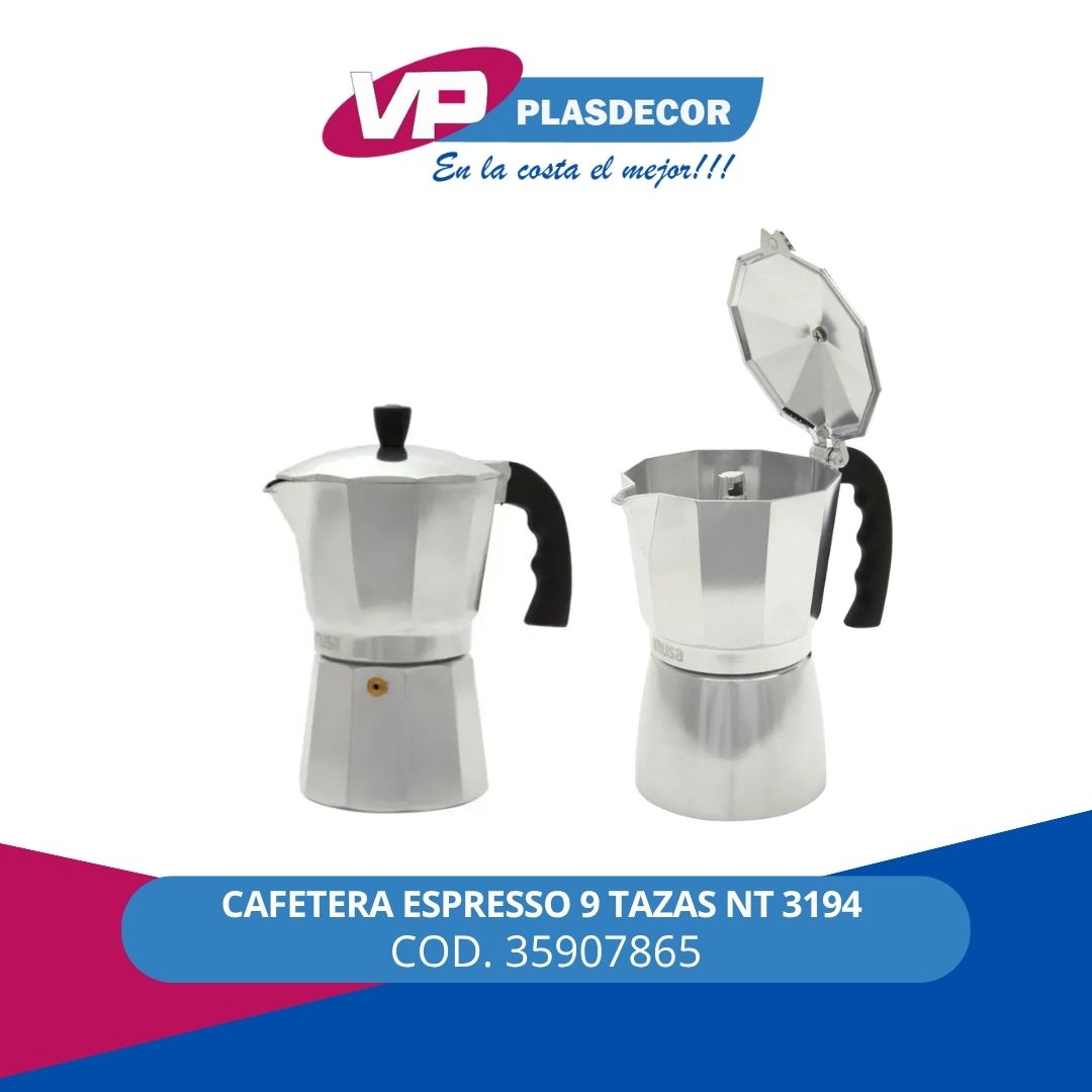 CAFETERA ESPRESSO 9 TAZAS NT 3194 IMUSA - Referencia 35907865 en PLASDECOR Montería