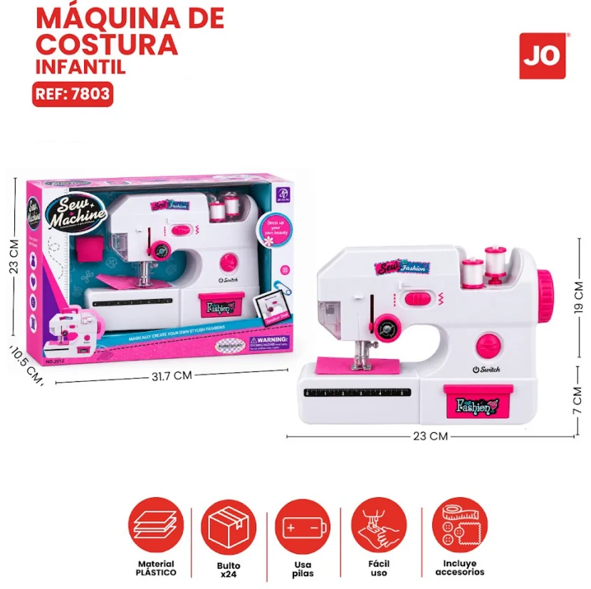 MAQUINA DE COSER DIDACTICA 7803 J.O - Referencia 533061145 en PLASDECOR Montería