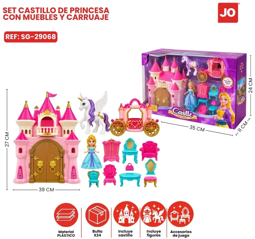 SET CASTILLO PRINC MUEBL/CARUAJ SG-29068