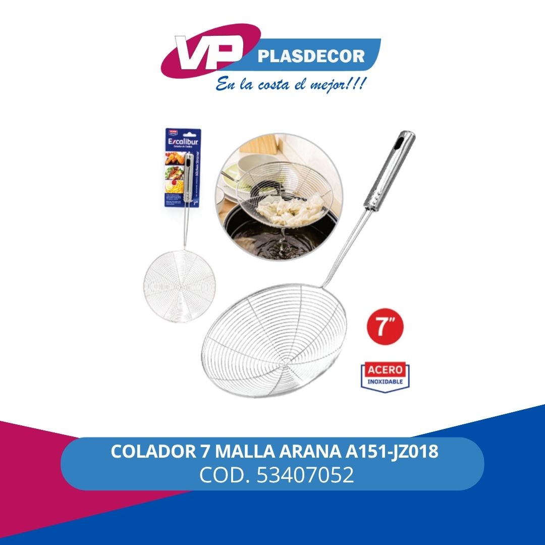 COLADOR 7 MALLA ARANA A151-JZ018 IMPROMA - Referencia 53407052 en PLASDECOR Montería